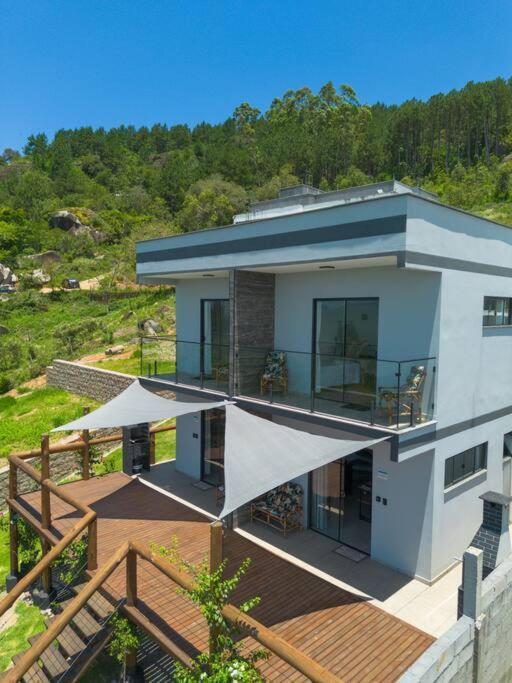 Casa Mirante Do Sol-Vista Exuberante Com Spa Governador Celso Ramos Ngoại thất bức ảnh