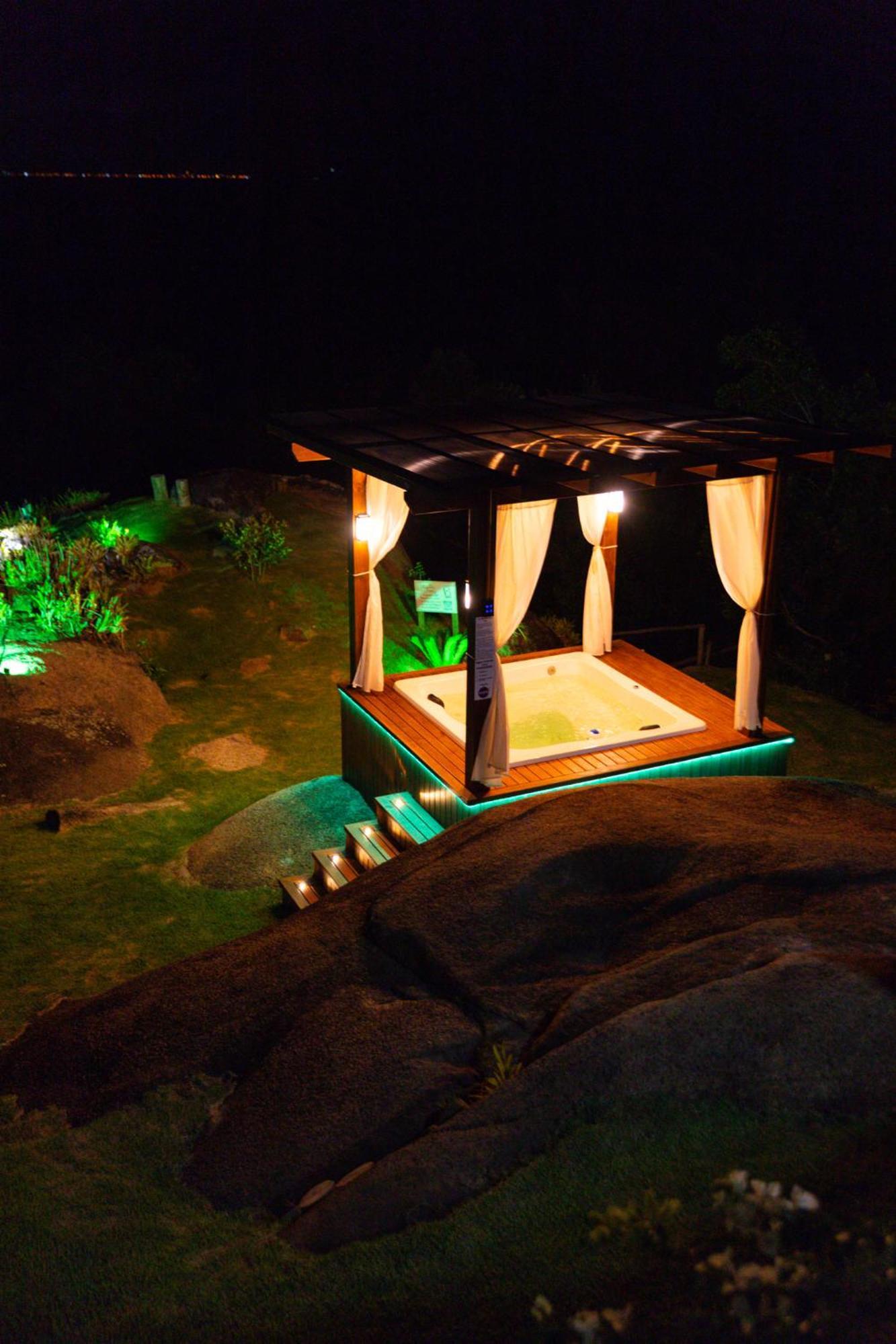 Casa Mirante Do Sol-Vista Exuberante Com Spa Governador Celso Ramos Ngoại thất bức ảnh